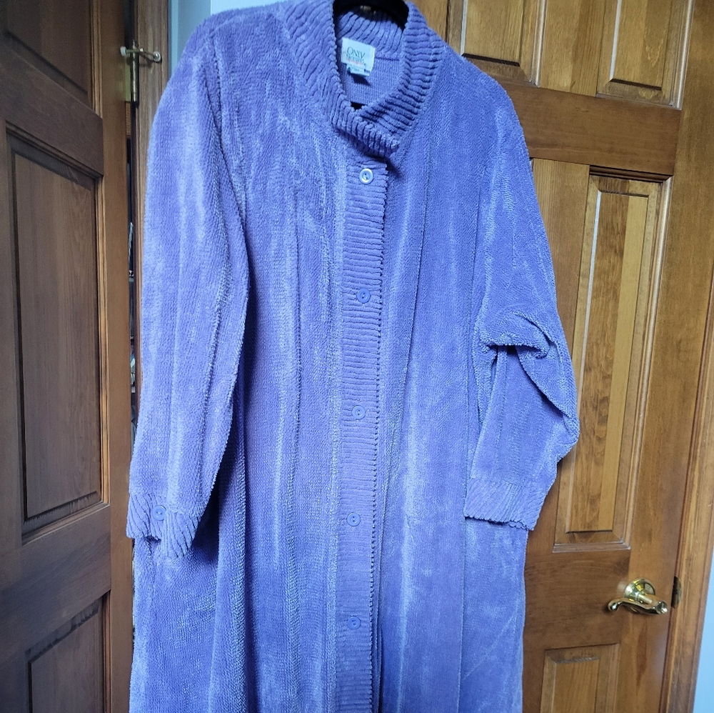 Only Necessites Chenille long Robe 2X